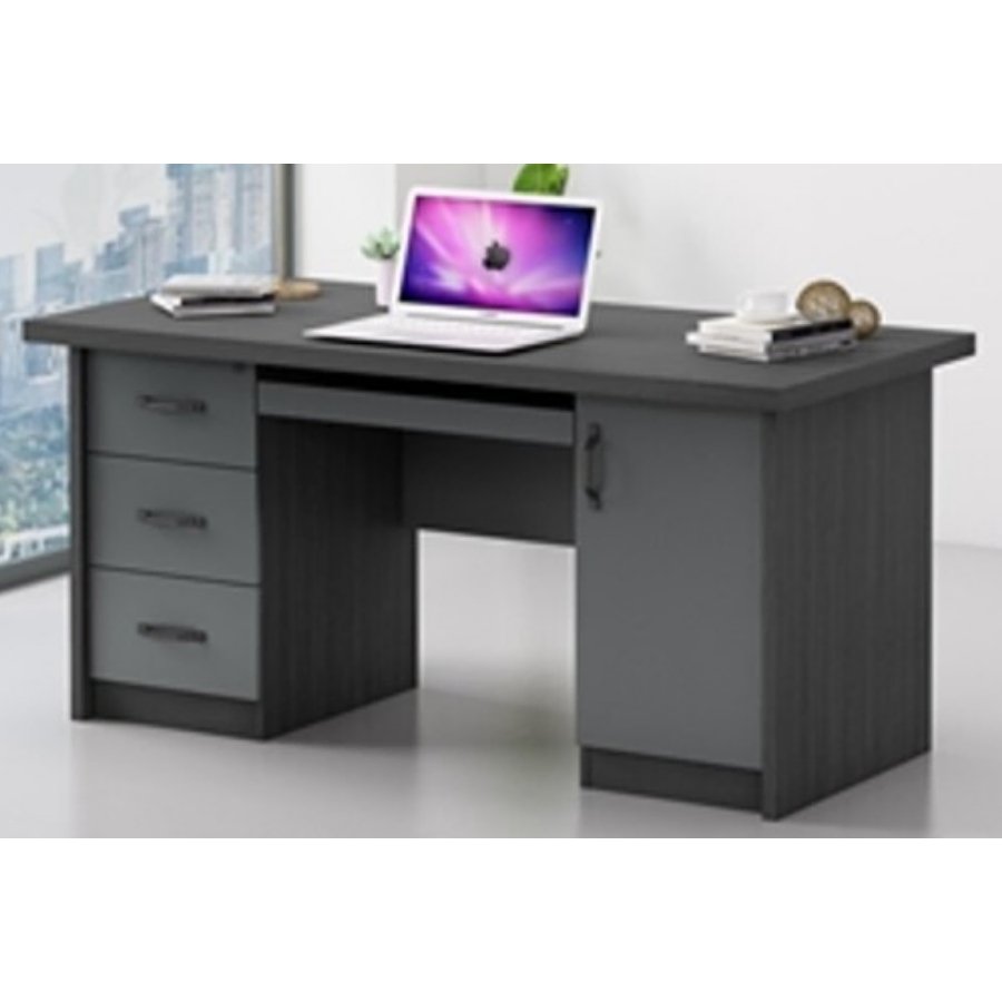 Bureau Simple 1m40 Gris
